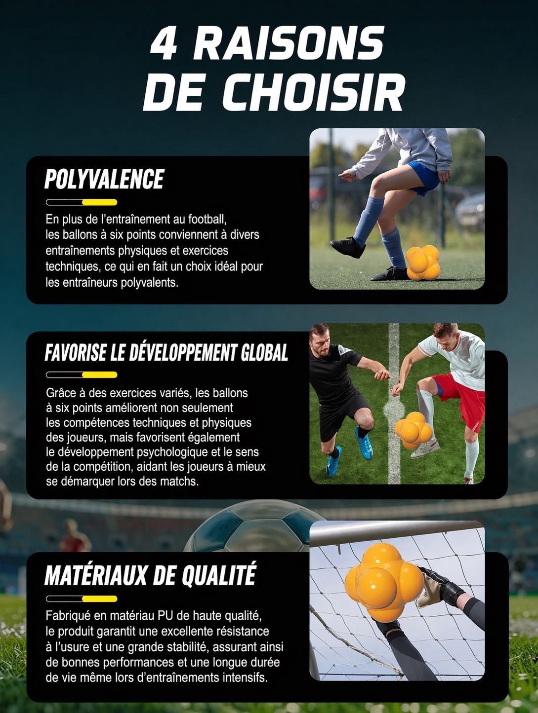 NeuroBall™ – exercices football variés seul ou en duo pour développer réflexes et coordination